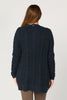 BATEMAN LONG BUTTON CARDIGAN