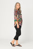 TIGGY 3/4 SLV POPOVER TUNIC TOP