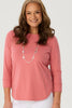 ETERNITY MODAL/COTTON 3/4 SLV TOP