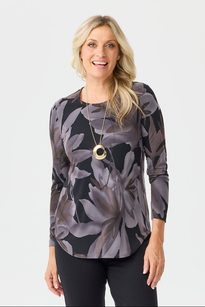 Tonina Pleat Back Long Sleeve Top