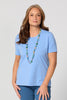 EVERYDAY RIBBON TRIM S/SLV TEE