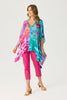 FANTASY V-NECK SHORTER KAFTAN TOP