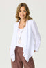 COASTLINE 3/4 SLV WATERFALL CARDI