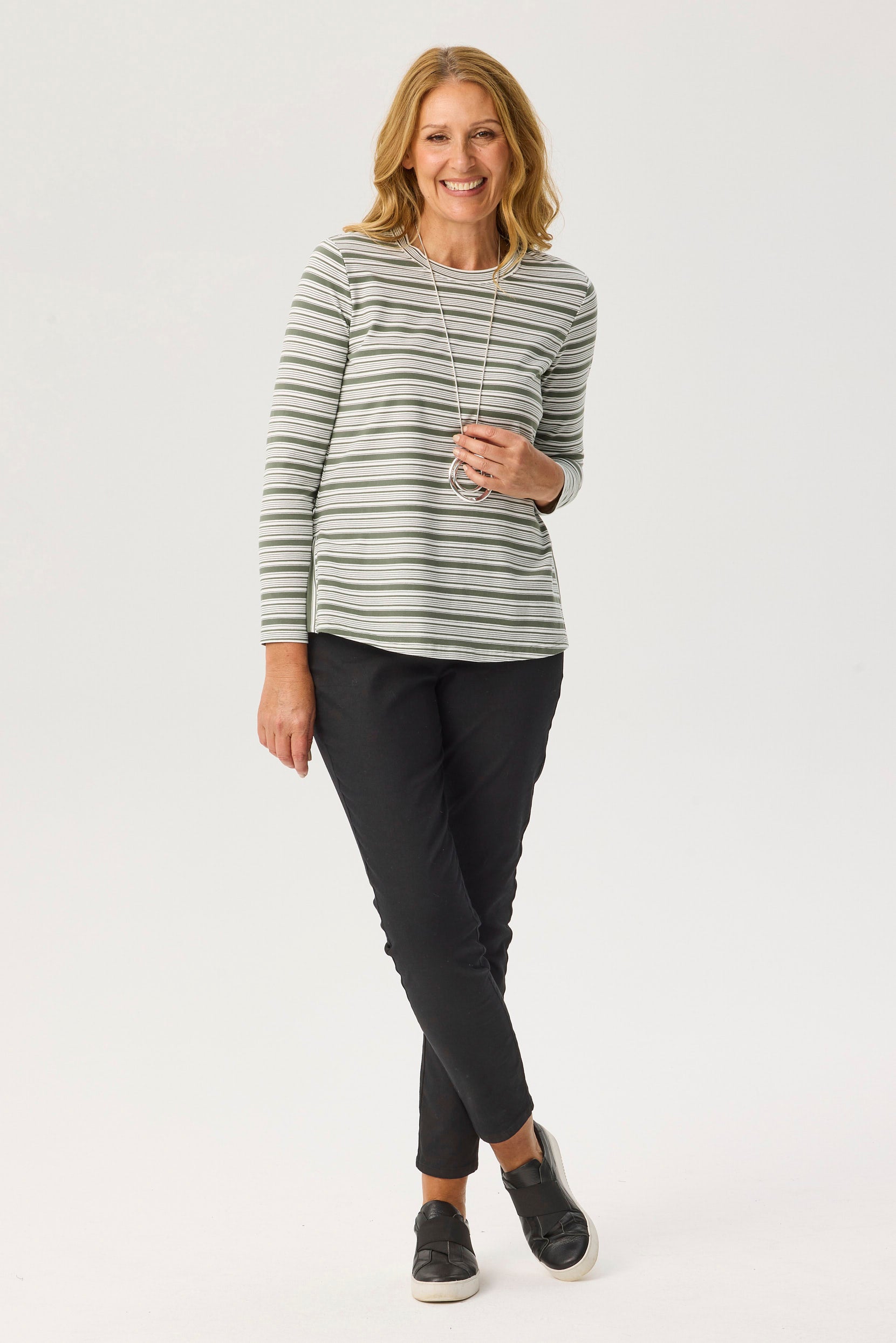 KIT STRIPE L/SLV TOP