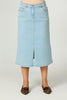 DENIM A-LINE SKIRT
