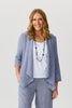 Lumina 3/4 Slv Waterfall Cardi