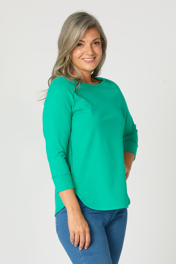 ETERNITY MODAL/COTTON 3/4 SLV TOP