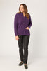 RAY ZIP UP BOBBLE CARDIGAN