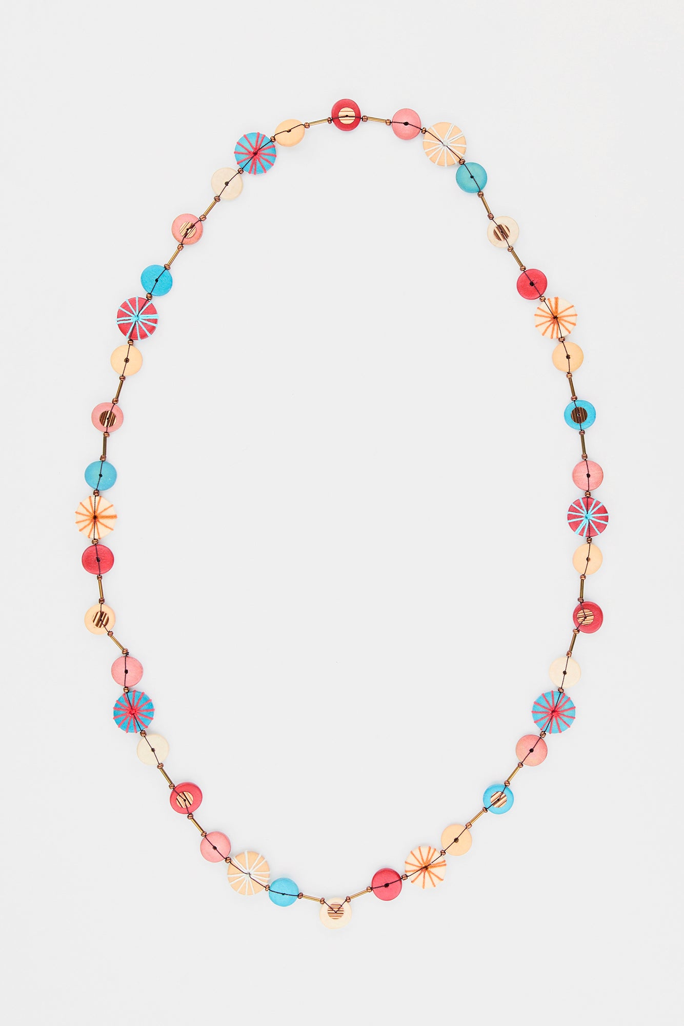 Valencia Wooden Necklace