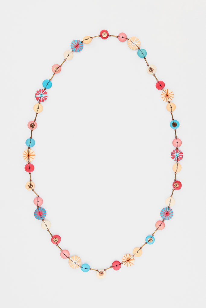Valencia Wooden Necklace