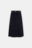 CADEL STRETCH CORD ZIP SKIRT