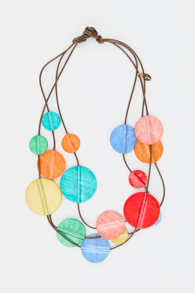 Callista Multi Disc Necklace