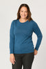 MELANIE MERINO WOOL CREW NK SWEATER