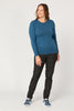 MELANIE MERINO WOOL CREW NK SWEATER