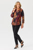 Elvira Burn Out Pleat Top
