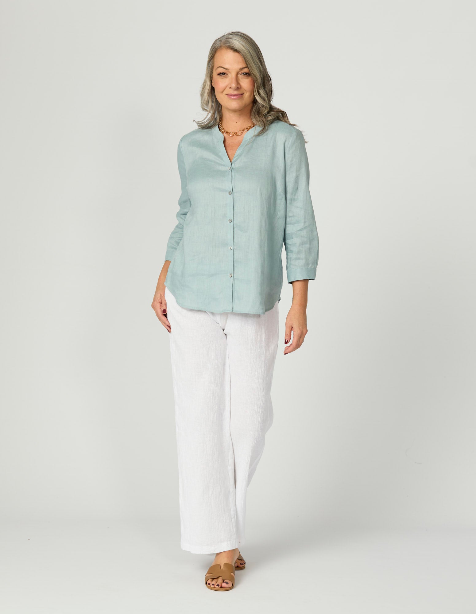 Lumina Wide Leg Pull On Pant