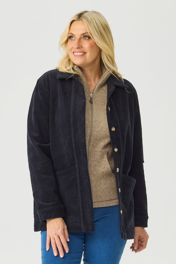 CADEL STRETCH CORD LONGLINE JACKET