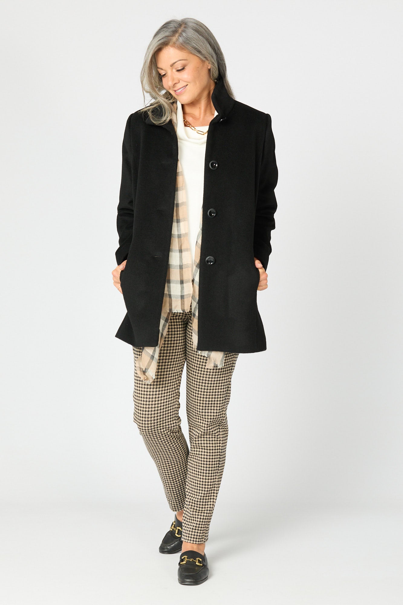ZARINA CLASSIC LINE COAT