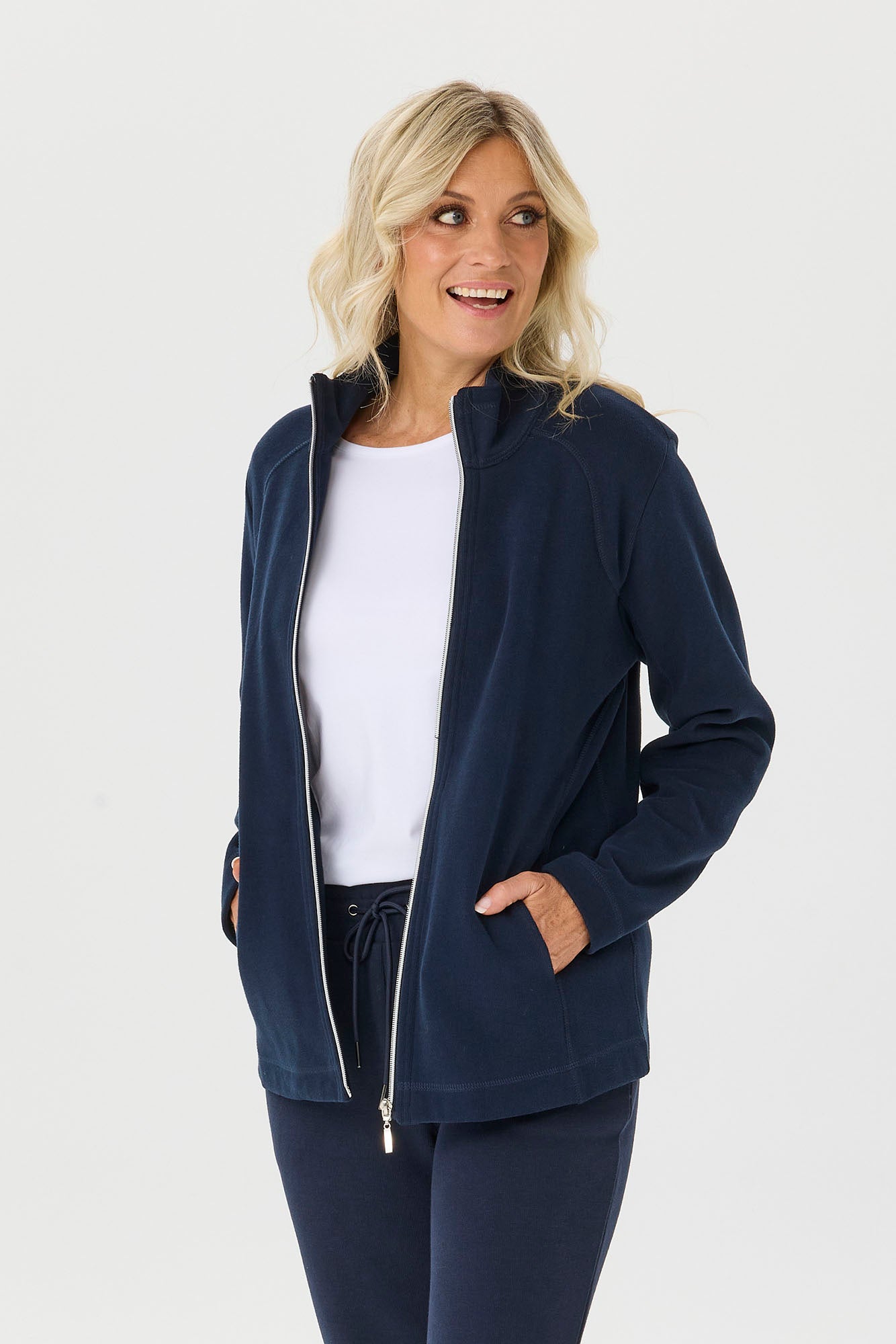 Haven French Rib Zip Up Jacket
