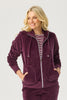 VANCE VELOUR ZIP UP JACKET