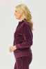 VANCE VELOUR ZIP UP JACKET