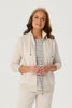 RETREAT TOP STITCH ZIP UP JACKET