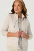 RETREAT TOP STITCH ZIP UP JACKET