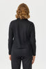 Hedrena Zip Polo Long Sleeve Top