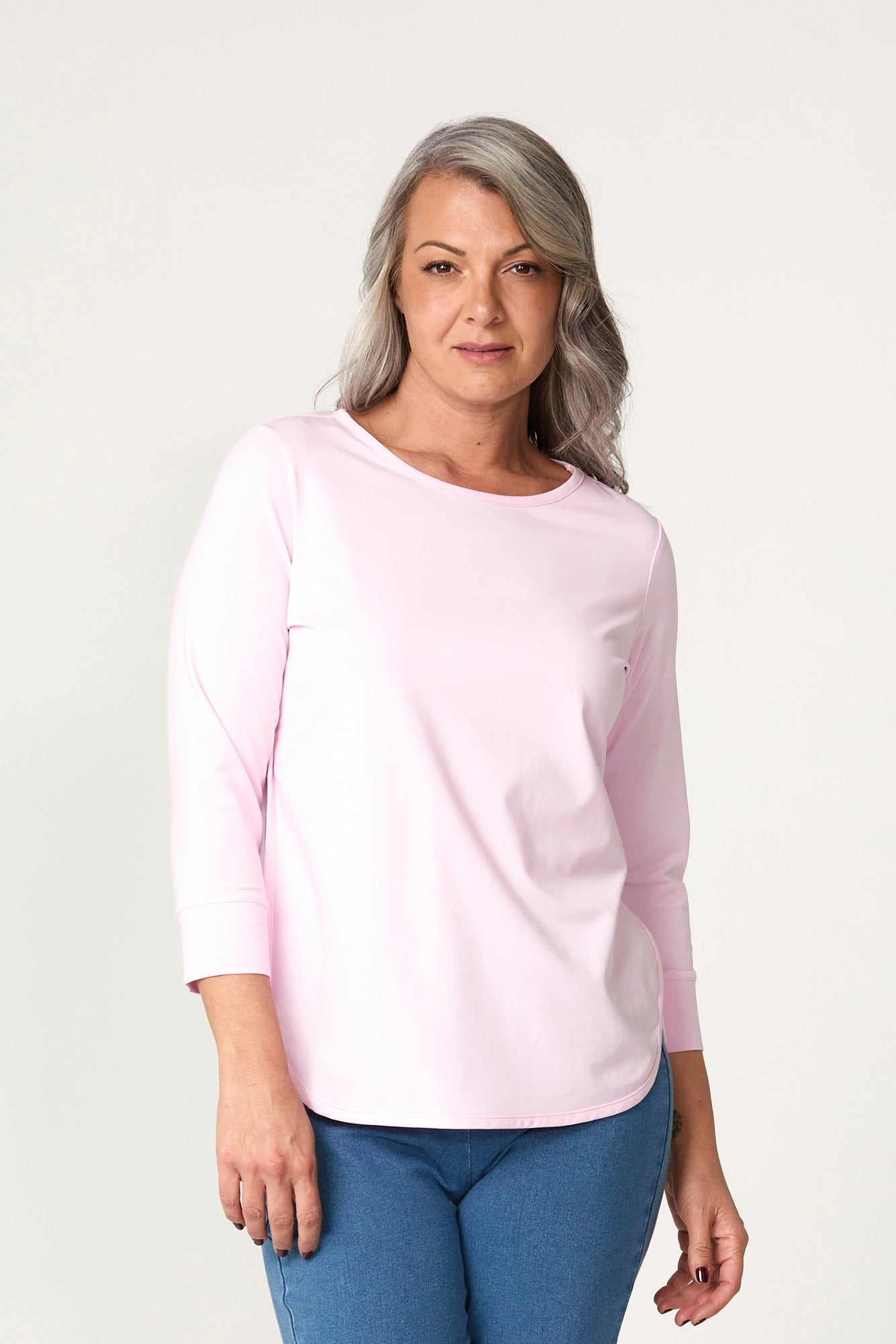 Eternity Modal/cotton 3/4 Sleeve Top