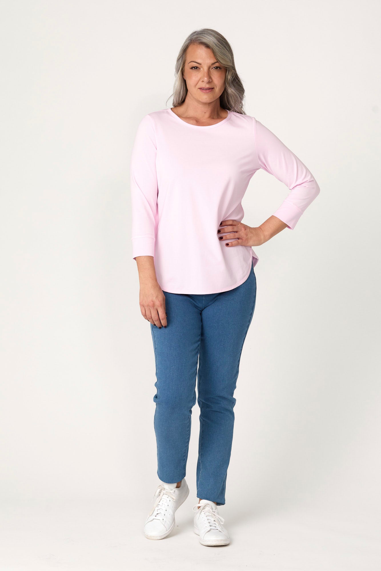 Eternity Modal/cotton 3/4 Sleeve Top