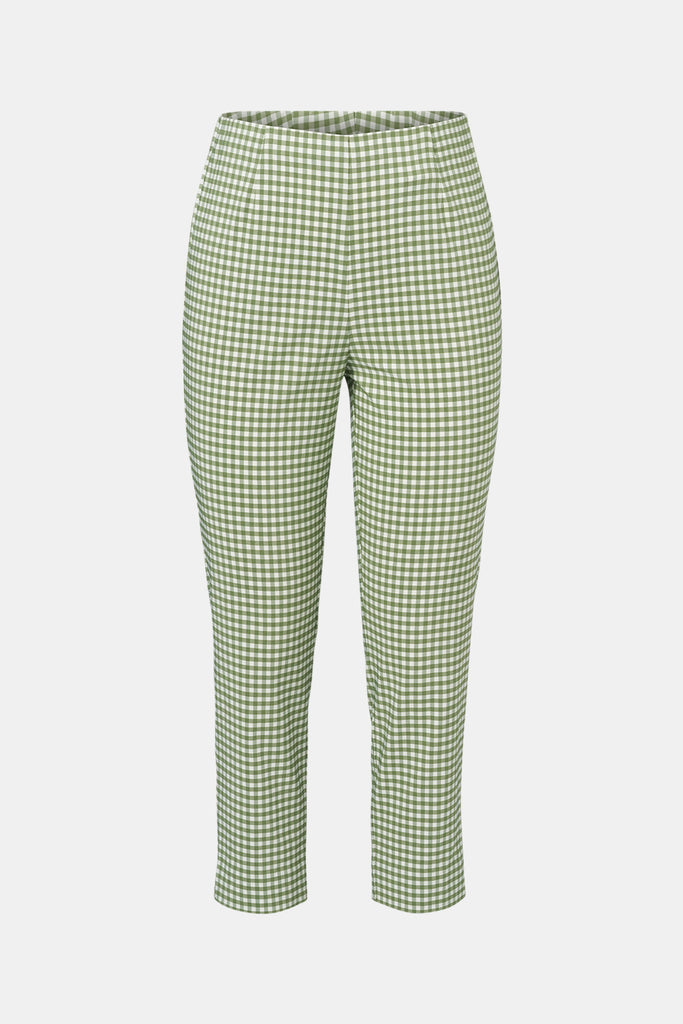 BAYSIDE CHECK 7/8 STRETCH PANT