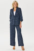 Tory Zip Front Wide Leg Pant