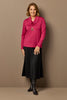 Hedrena Cowl Neck Long Sleeve Top