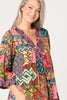 PHOENIX PLACKET 3/4 SLV TOP