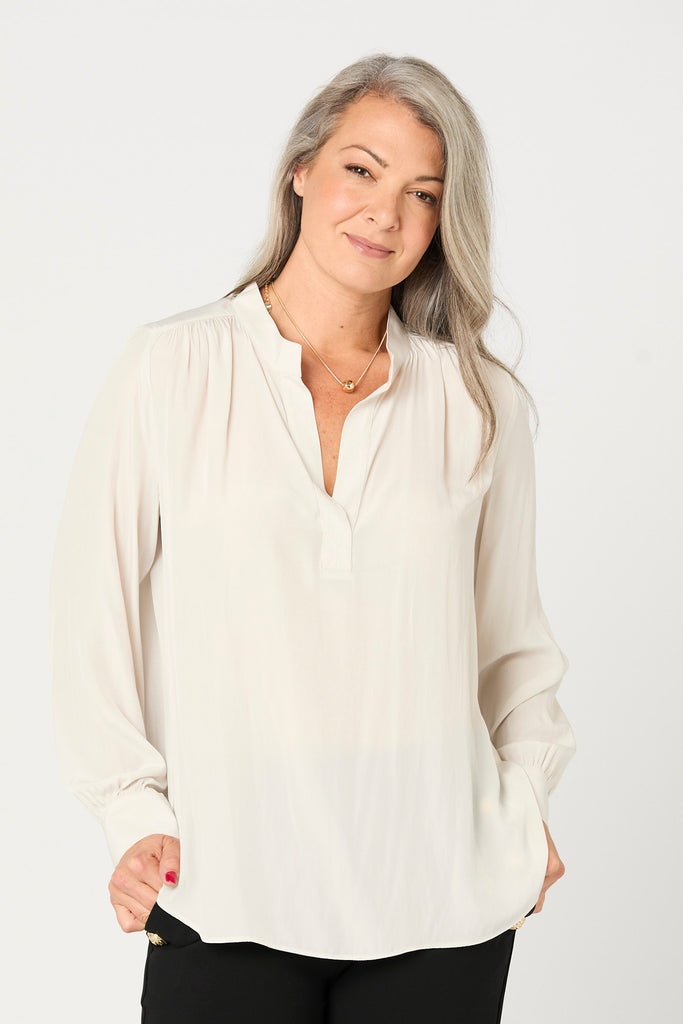 DESIRE V NECK POPOVER BLOUSE