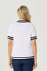 JELENA S/S BUTTON THRU POLO
