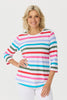 Kylie 3/4 Sleeve Print Tee