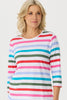 Kylie 3/4 Sleeve Print Tee