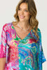 FANTASY V-NECK SHORTER KAFTAN TOP