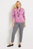 MELANIE MERINO WOOL CREW NK SWEATER