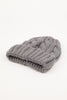 CABLE KNIT BEANIE