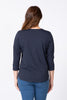 ETERNITY V-NECK 3/4 SLV TOP