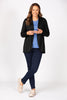 HEDRENA JERSEY CURVED HEM CARDIGAN