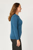 MELANIE MERINO WOOL CREW NK SWEATER