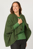 POSSUM MOSS STITCH LONGLINE WRAP