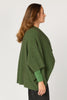 POSSUM MOSS STITCH LONGLINE WRAP