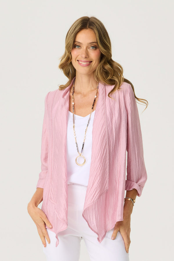 Casino 3/4 Slv Waterfall Jacket