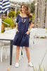 LEXI LINEN FRILL HEM DRESS