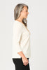 GIBNEY RIB 3/4 SLEEVE TOP