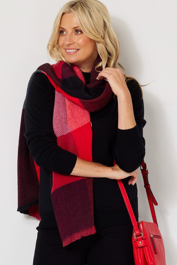 LUCY CRINKLE RECTANGLE SCARF